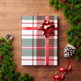Classic Christmas Tartan Plaid Wrapping Paper