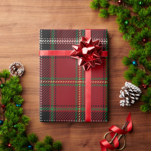 Classic Christmas Tartan Plaid Wrapping Paper