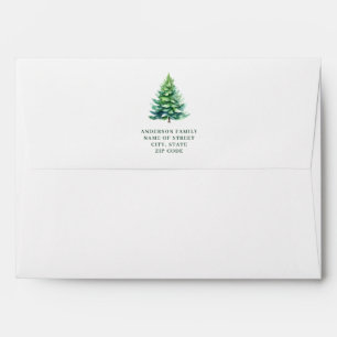 Classic Christmas Tree Envelope
