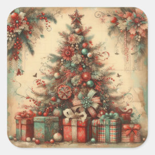 Classic Christmas Tree Stickers