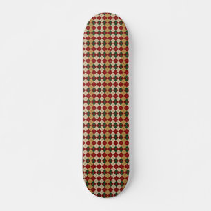 Classic, Christmas/winter argyle patterned Skateboard