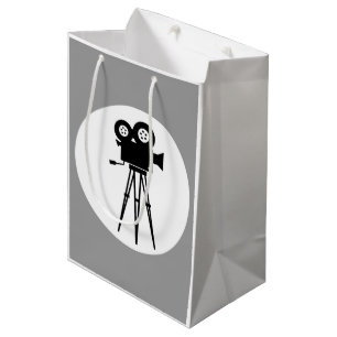 CLASSIC CINE CAMERA ICON MEDIUM GIFT BAG