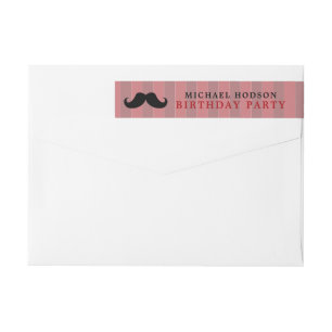 Classic Circus Colour Wrap Around Label