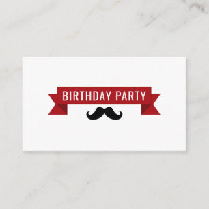 Classic Circus Poster, Children's Birthday Party Enclosure Card