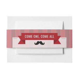 Classic Circus Poster Children's Birthday Party Invitation Belly Band