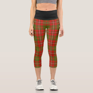 Classic Clan Hay Tartan Plaid Capri Leggings