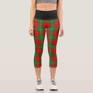 Classic Clan Lennox Tartan Plaid Capri Leggings