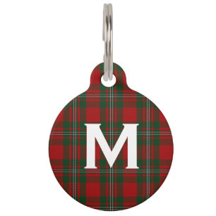Classic Clan MacGregor Plaid Custom  Pet Tag