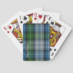 Classic Clan MacNeil Tartan Plaid Playing Cards