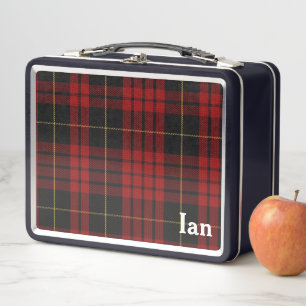 Classic clan MacQueen Tartan Plaid Custom Metal Lunch Box
