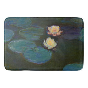 Classic Claude Monet Water Lilies Impression Bath Mat