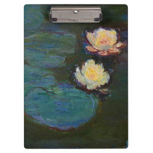 Classic Claude Monet Water Lilies Impression Clipboard