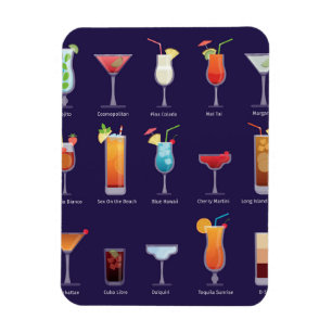 Classic cocktail magnet
