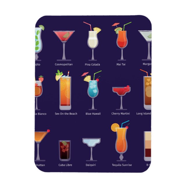 Classic cocktail   magnet (Vertical)