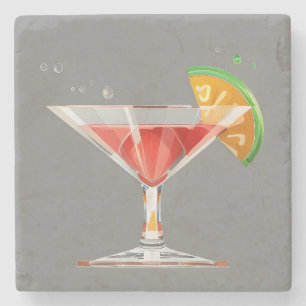 Classic Cocktail Stone Coaster