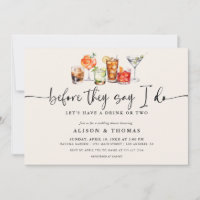 Classic Cocktail Wedding Shower | Engagement Party