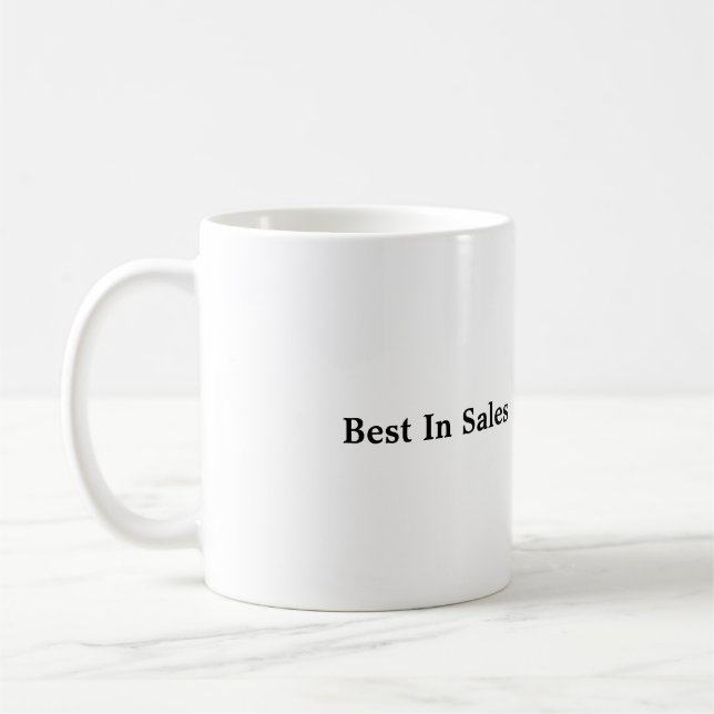 Classic Coffee Mug with "Best In Sales" (Left)