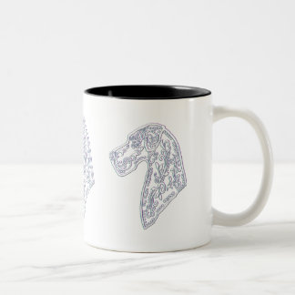 Classic Coffee Mug with Great Dane Sugar Skull