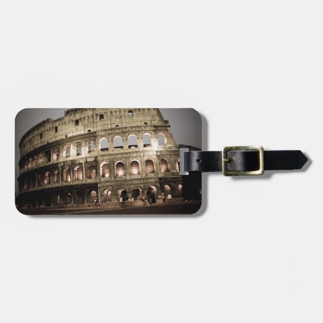 Classic coliseum luggage tag (Front Horizontal)