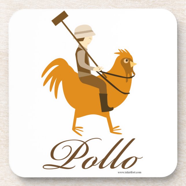 Classic Colour Pollo Coaster (Front)