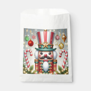 Classic, colourful, whimsical Christmas nutcracker Favour Bag