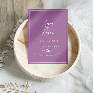 Classic Colourful Wild Coordinate Wedding  Save The Date