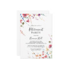 Classic Colourful Wild Floral Retirement Party