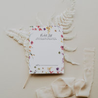 Classic Colourful Wild Wedding Bucket List Cards