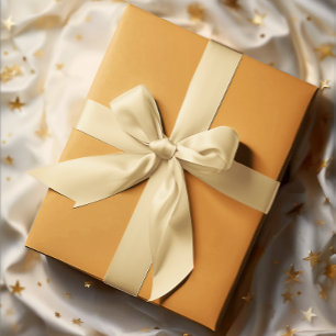 Classic Colours - Golden Orange - Solid Roll Wrapping Paper