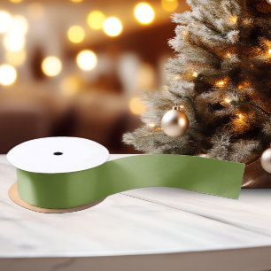 Classic Colours - Soft Green - Solid Satin Ribbon
