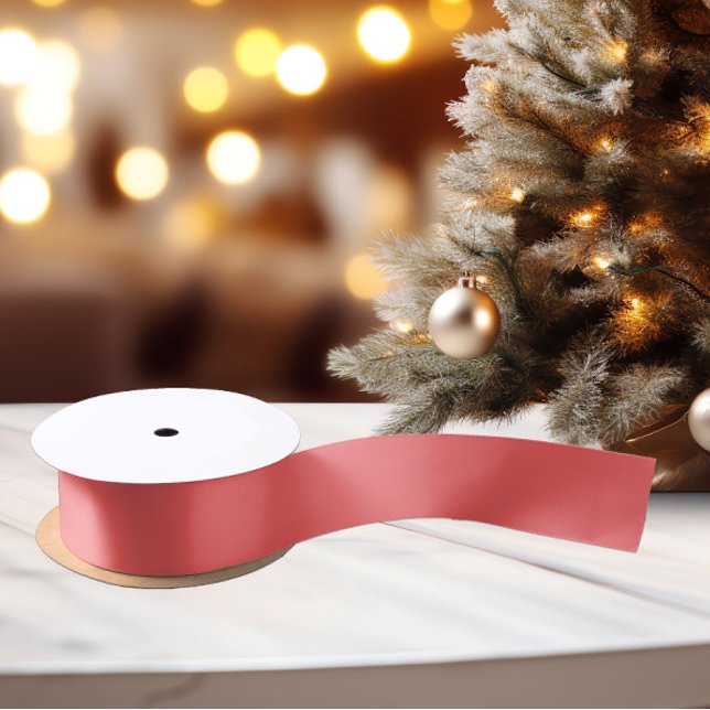 Classic Colours - Soft Red - Solid Satin Ribbon (Creator Uploaded)