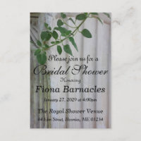 Classic Column with Vine Bridal Shower