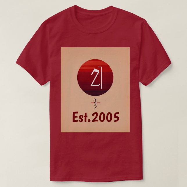 Classic Comfort Since 2005: Zazzle's Men's Basic T T-Shirt (Design Front)