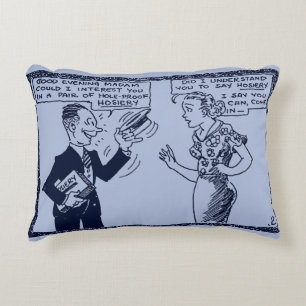 Classic Comic Art Indoor Accent Pillow