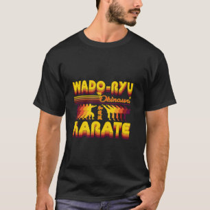 Classic Cool Retro Wado-Ryu Karate Design Summer O T-Shirt