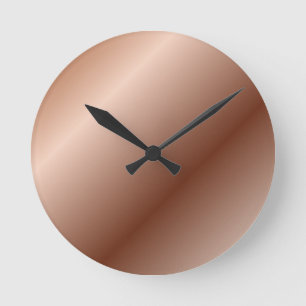 Classic Copper #15 Round Clock