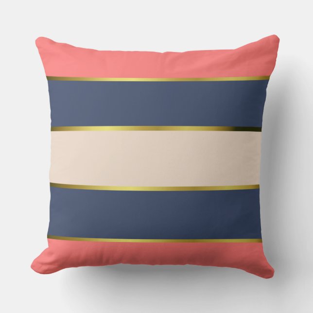 Classic Coral Design Cushion (Front)