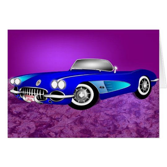 CLASSIC CORVETTE CARD