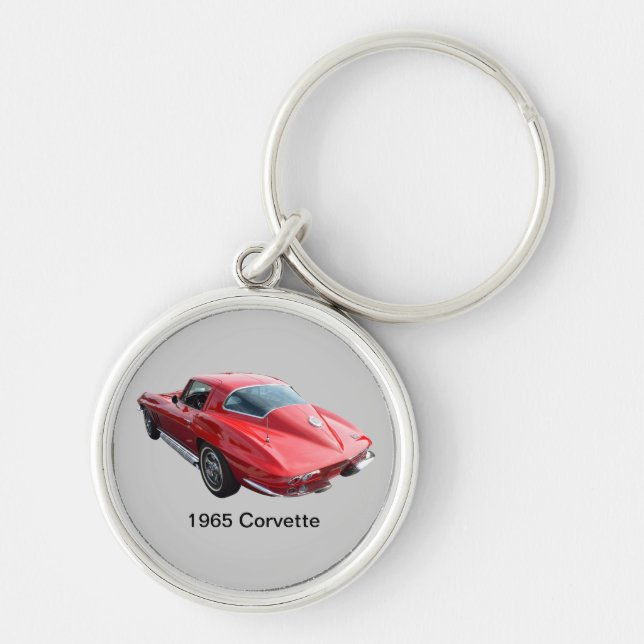 Classic Corvette Coupe Key Ring (Front)