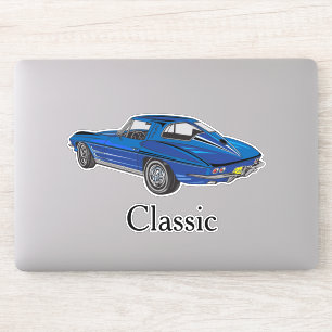 Classic Corvette Design Contour Sticker