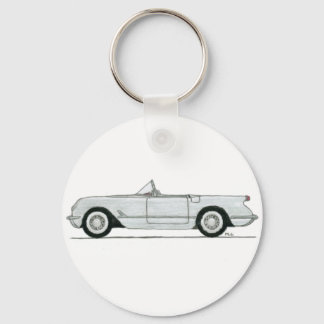 Classic Corvette Keychain