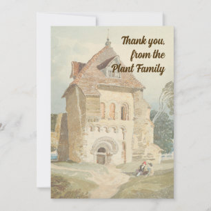 Classic Cottage Thank You Card