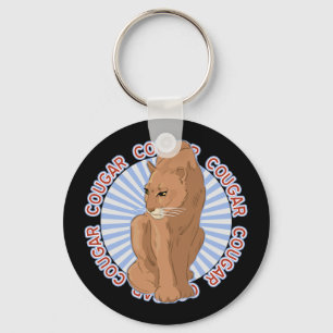 Classic Cougar Key Ring