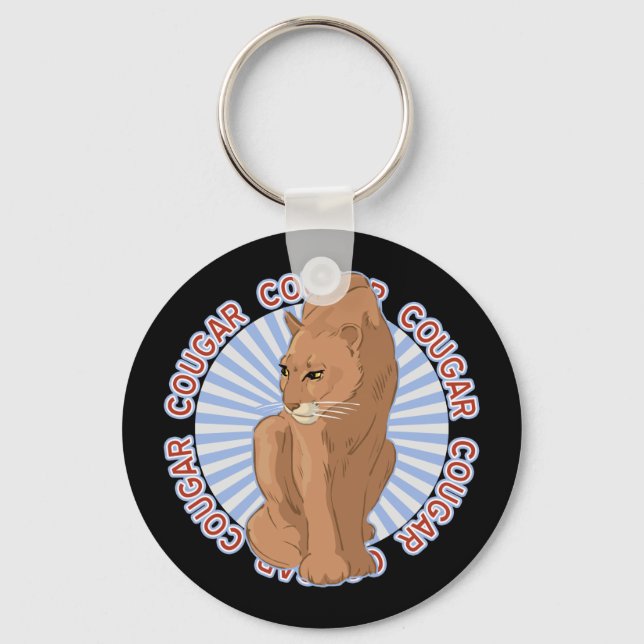 Classic Cougar Key Ring (Front)
