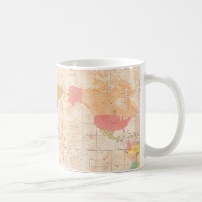 Classic Country Code Map Mug (Right)