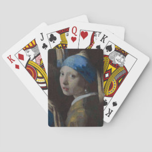 Classic Crochet Replica, Girl With a Pearl Earring Playing Cards