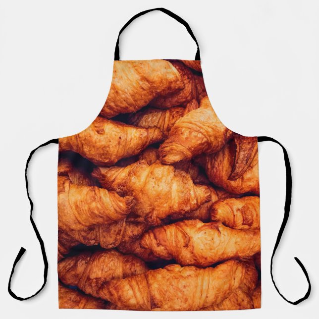Classic croissants, top view apron (Front)