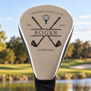 Classic Cross Club Name Golf Head Cover
