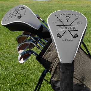 Classic Cross Club Name Golf Head Cover