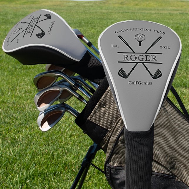 Classic Cross Club Name Golf Head Cover (Creator Uploaded)